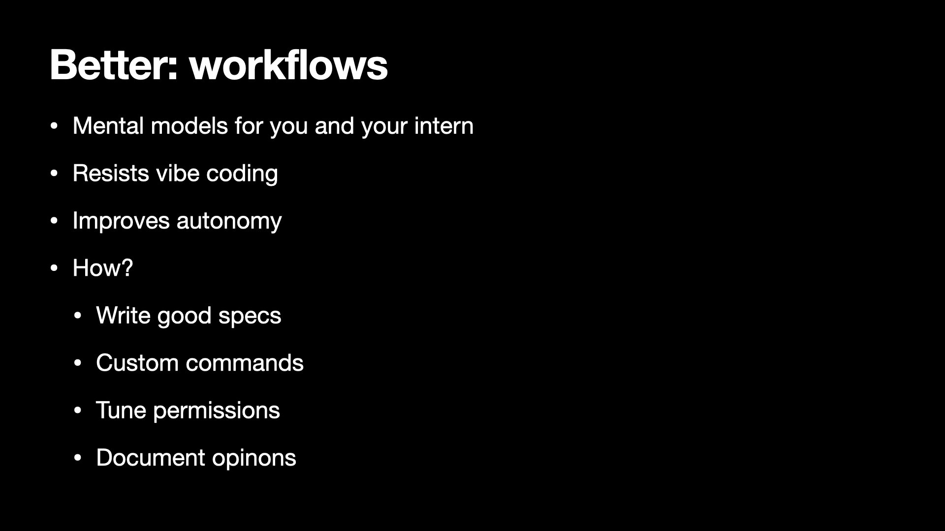 Workflows